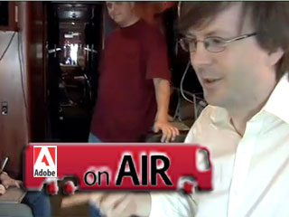Classic Scoble : On AIR (bus) with Adobe
