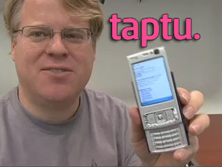 Demo of how Taptu is way better than Google for mobiles